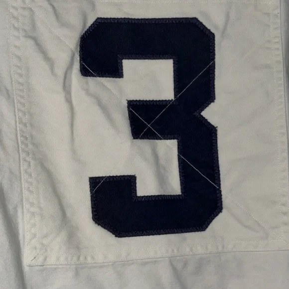 Ralph Lauren White Shirt with Navy Logo - Picture 7 of 9